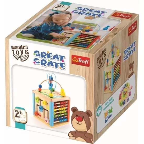 Cub educativ mare din lemn Trefl Cub educativ mare din lemn Trefl