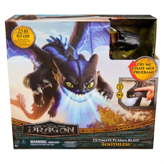 Dragon interactiv How to Train Your Dragon cu efecte luminoase 63 cm Dragon interactiv How to Train Your Dragon cu efecte luminoase 63 cm