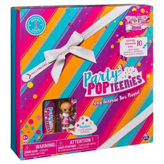 Set papusa si accesorii Pop Party Teenies Set papusa si accesorii Pop Party Teenies