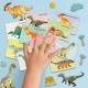 Joc magnetic Dinozauri 45 piese