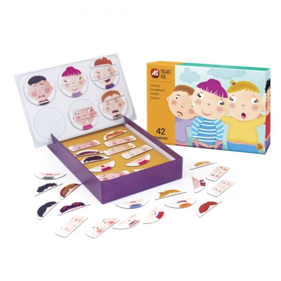 Joc educativ - Cutie magnetica Emotii
