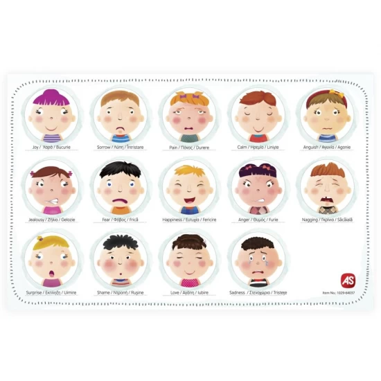 Joc educativ - Cutie magnetica Emotii