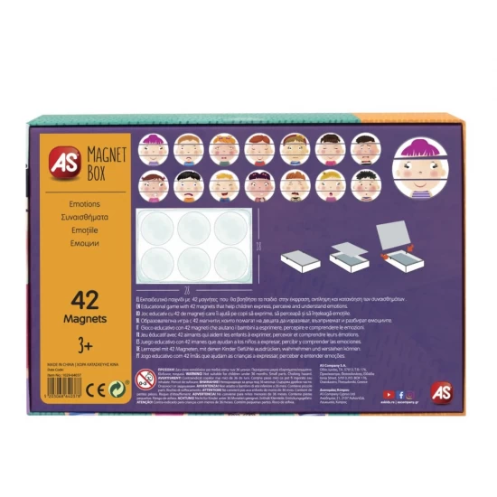 Joc educativ - Cutie magnetica Emotii