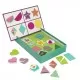 Set magnetic educativ forme geometrice cu 36 de piese