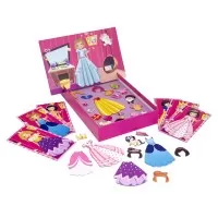 Set magnetic educativ 34 piese - Imbraca printesele