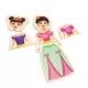Set Universul Printeselor cu 24 piese magnetice din lemn Set Universul Printeselor cu 24 piese magnetice din lemn
