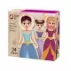 Set Universul Printeselor cu 24 piese magnetice din lemn Set Universul Printeselor cu 24 piese magnetice din lemn