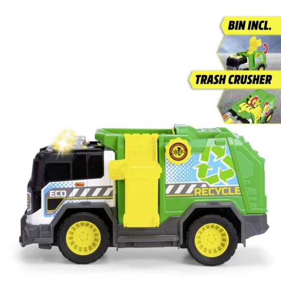 Camion de reciclare cu lumini si sunete 30 cm