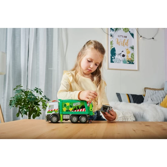 Masina de gunoi Dickie Toys 26 cm cu lumini si sunete