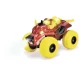 Masina de teren Flaming Fire Monster cu lumini, sunete, suspensii si functie abur 25 cm