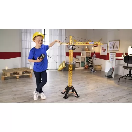 Jucarie macara Mega Crane Dickie Toys 120 cm cu telecomanda Jucarie macara Mega Crane Dickie Toys 120 cm cu telecomanda