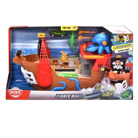 Set de joaca Nava Piratilor 41 cm cu sunete si lumini Set de joaca Nava Piratilor 41 cm cu sunete si lumini