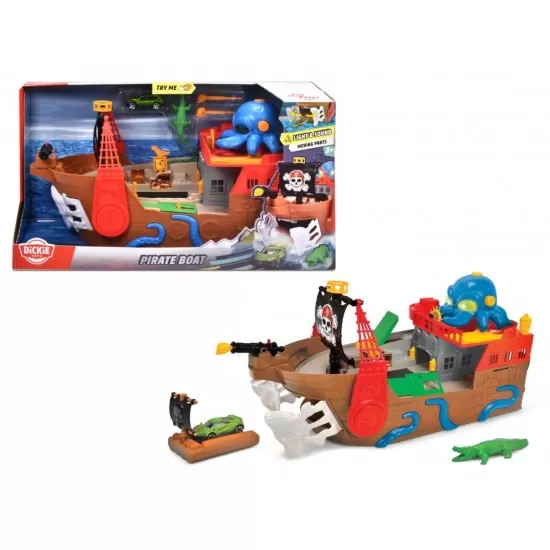 Set de joaca Nava Piratilor 41 cm cu sunete si lumini Set de joaca Nava Piratilor 41 cm cu sunete si lumini