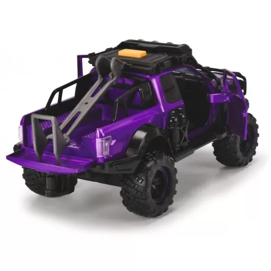 Set Dickie Toys Country Trail cu 2 masinute, motocicleta, figurina si remorca