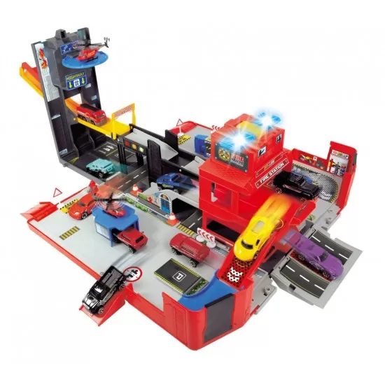 Statie de pompieri pliabila Dickie Toys