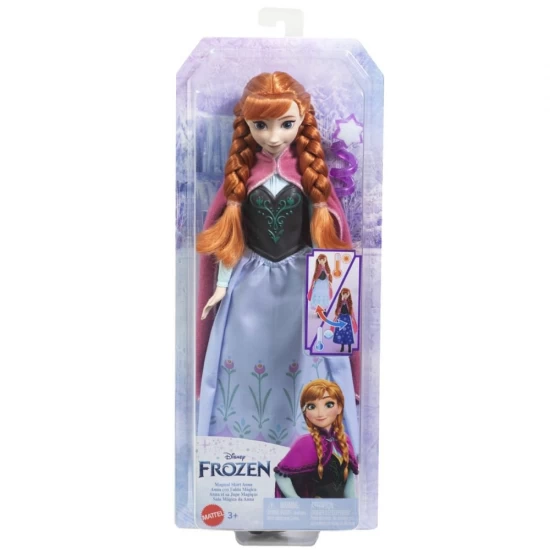 Papusa Anna Disney Frozen cu fusta magica Papusa Anna Disney Frozen cu fusta magica