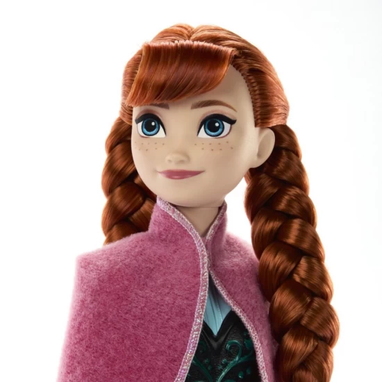 Papusa Anna Disney Frozen cu fusta magica Papusa Anna Disney Frozen cu fusta magica