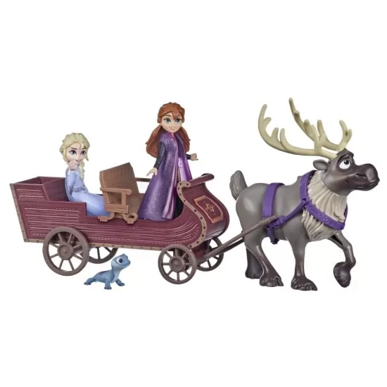 Set papusi Anna si Elsa cu sanie Frozen 2 Set papusi Anna si Elsa cu sanie Frozen 2