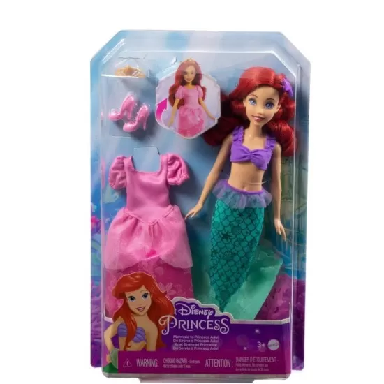 Papusa Ariel 2 in 1 Disney Princess Papusa Ariel 2 in 1 Disney Princess