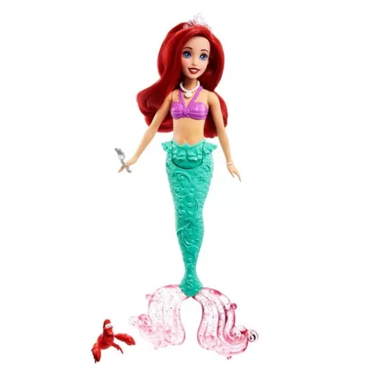 Papusa Disney Princess Ariel cu figurina Sebastien Papusa Disney Princess Ariel cu figurina Sebastien