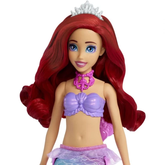 Papusa Ariel Disney Princess si masuta de machiaj cu surprize