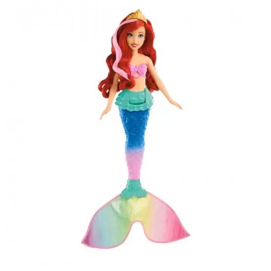 Papusa Disney Princess sirena Ariel culori schimbatoare Papusa Disney Princess sirena Ariel culori schimbatoare