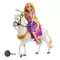 Set papusa Rapunzel si cal Maximus Disney Princess 
