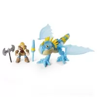 Figurina dragon cu calaret Astrid si Stormfly Dragons