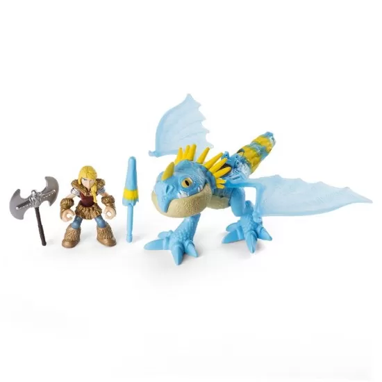 Figurina dragon cu calaret Astrid si Stormfly Dragons Figurina dragon cu calaret Astrid si Stormfly Dragons