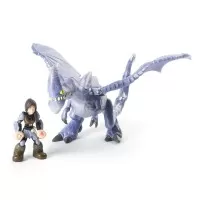 Figurina dragon cu calaret Heather si Windshear Dragons