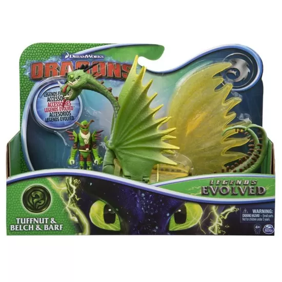 Set Dragon Belch si Barf cu figurina Tuffnut Dragons 3 Set Dragon Belch si Barf cu figurina Tuffnut Dragons 3