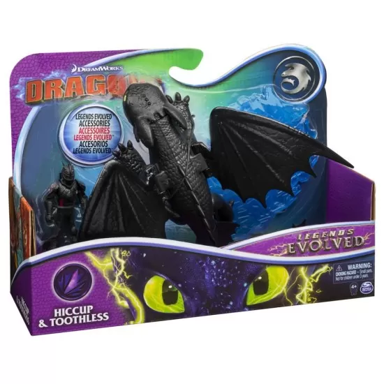 Set Dragon Stirbul cu figurina Hiccup Dragons 3 Set Dragon Stirbul cu figurina Hiccup Dragons 3