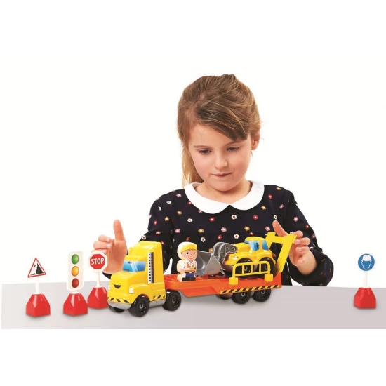 Camion constructii cu accesorii Ecoiffier Abrick Camion constructii cu accesorii Ecoiffier Abrick