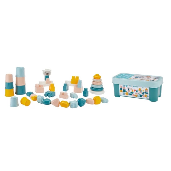 Set de constructie 4 in 1 pentru copii mici Ecoiffier Arbick 41 piese Set de constructie 4 in 1 pentru copii mici Ecoiffier Arbick 41 piese