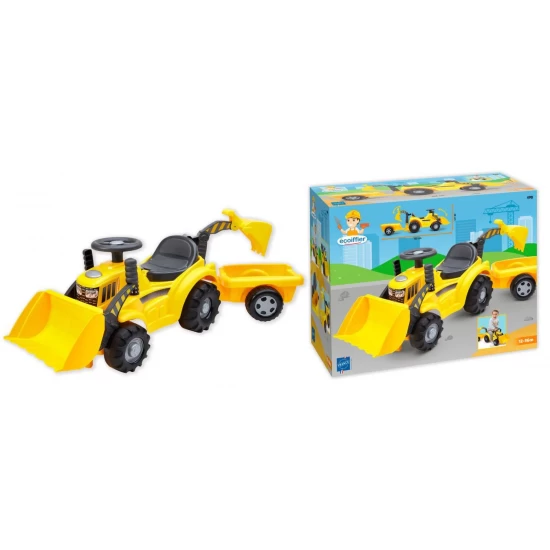 Vehicul excavator ride on cu remorca Ecoiffier Vehicul excavator ride on cu remorca Ecoiffier