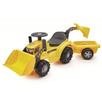 Vehicul excavator ride on cu remorca Ecoiffier