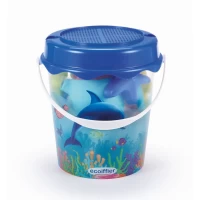Galetusa cu 12 accesorii pentru nisip 21 cm Ecoiffier