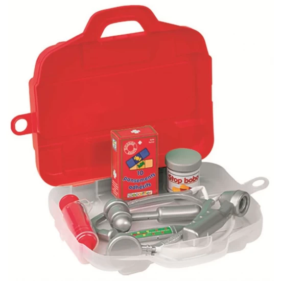 Set de joaca doctor Ecoiffier 25.5 cm rosu Set de joaca doctor Ecoiffier 25.5 cm rosu