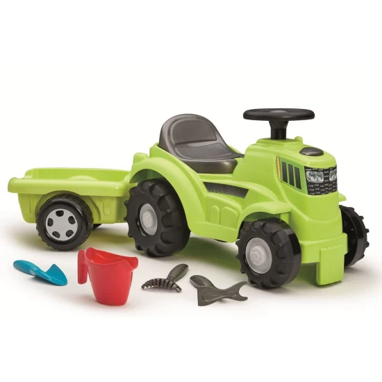 Tractor ride on cu remorca 85 cm Ecoiffier