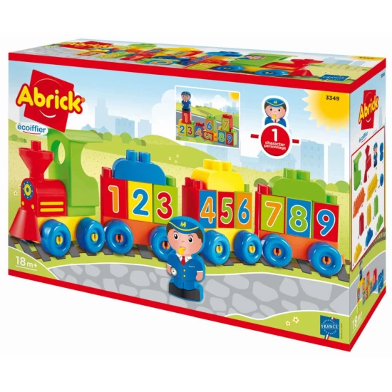 Tren cu cifre si litere Ecoiffer Tren cu cifre si litere Ecoiffer