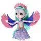 Papusa Enchantimals cu 3 figurine animalute Filia Finch City Tails Main Street Papusa Enchantimals cu 3 figurine animalute Filia Finch City Tails Main Street