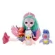 Papusa Enchantimals cu 3 figurine animalute Filia Finch City Tails Main Street Papusa Enchantimals cu 3 figurine animalute Filia Finch City Tails Main Street