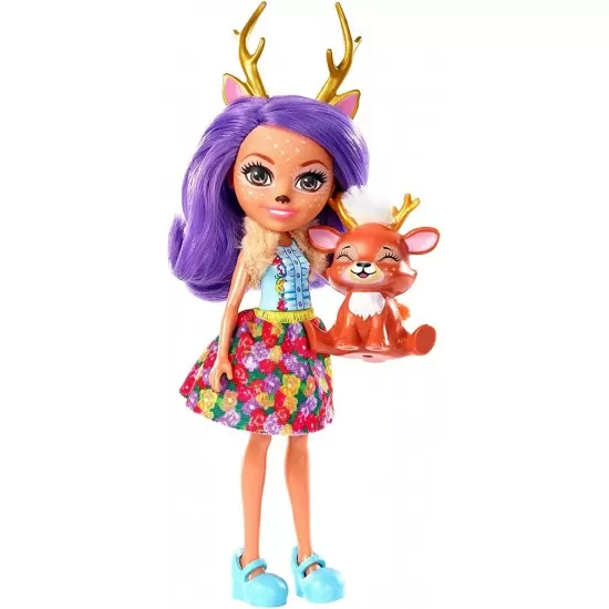 Papusa Enchantimals cu animalut Danessa Deer & Sprint Papusa Enchantimals cu animalut Danessa Deer & Sprint