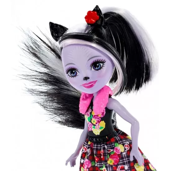 Papusa Enchantimals cu animalut Sage Skunk & Caper Papusa Enchantimals cu animalut Sage Skunk & Caper
