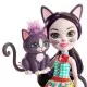 Papusa Enchantimals Mattel Ciesta Cat cu animalut Climber Papusa Enchantimals Mattel Ciesta Cat cu animalut Climber