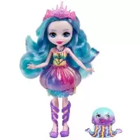 Set de joaca Enchantimals papusa si animalut Jelanie Jellyfish si Stingley
