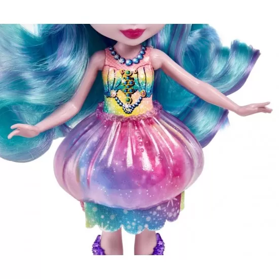 Set de joaca Enchantimals papusa si animalut Jelanie Jellyfish si Stingley