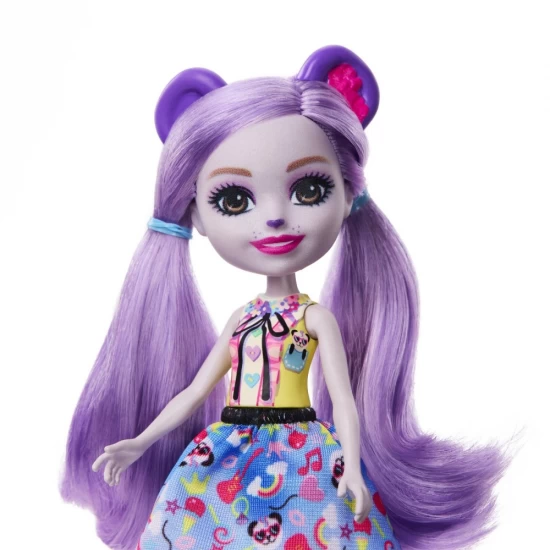 Set papusa Enchantimals cu animalut - Pemma Panda si Clamber Set papusa Enchantimals cu animalut - Pemma Panda si Clamber
