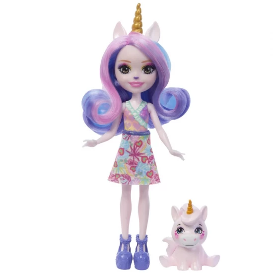 Set papusa Enchantimals cu animalut - Ulia unicorn si Pacifica Set papusa Enchantimals cu animalut - Ulia unicorn si Pacifica