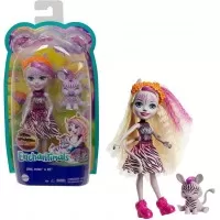 Papusa Enchantimals Zadie Zebra cu animalut Ref